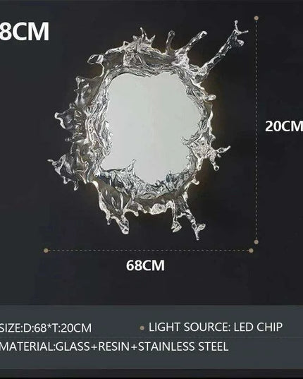 Elegant Glass Wall Sconce: A Stylish Addition to Contemporary Home Decor