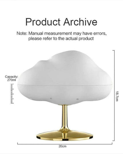 Nebula Mist Aromatherapy Diffuser – 270ML USB Humidifier with Color-Changing LED Night Light