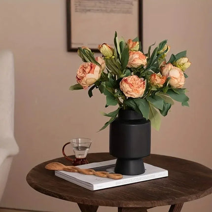 Peony Artificial Flowers — Faux Bouquet for Home & Wedding Decor