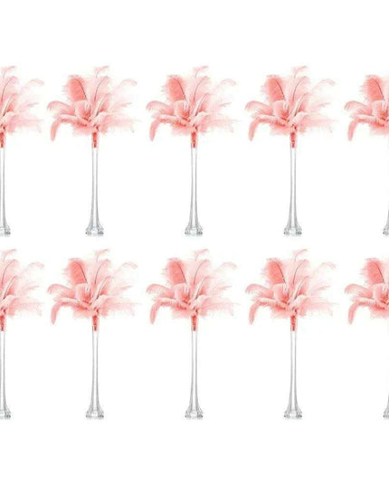 Elegant Eiffel Tower Crystal Vase Set - Romantic Handmade Centerpieces for Every Occasion