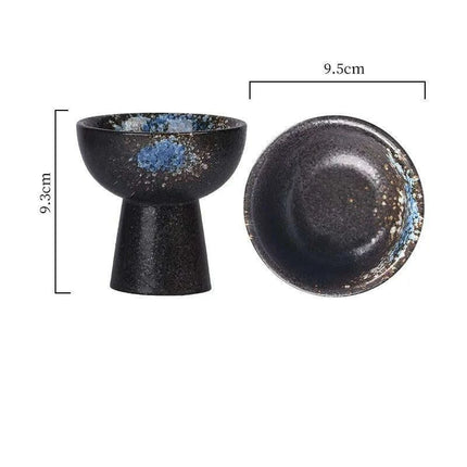 Elegant Blue and White Porcelain Dessert and Snack Bowl