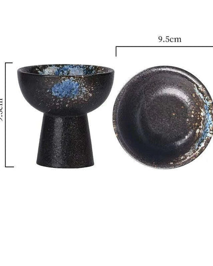 Elegant Blue and White Porcelain Dessert and Snack Bowl