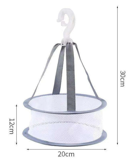 Versatile Compact Mesh Drying Rack: Ideal for Delicates and Knitwear - Space-Efficient Solution