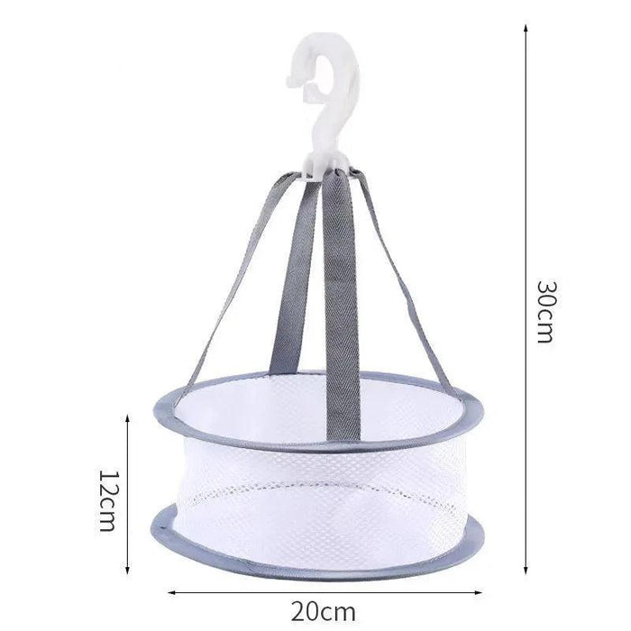 Versatile Compact Mesh Drying Rack: Ideal for Delicates and Knitwear - Space-Efficient Solution