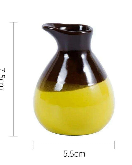 Japanese Artisan Ceramic Dining Set for an Exquisite Culinary Experience