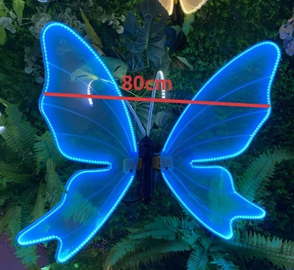 My Name LED Outdoor Decorative Butterfly - Vibrating Wings, 2/4 Pcs