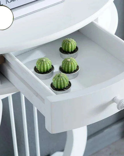 Scandinavian Inspired Solid Wood Console Table with Drawer - Elegant Entryway Addition