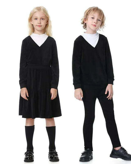 Luxurious Velvet Kids Coordinated Ensemble