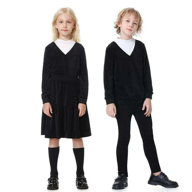 Luxurious Velvet Kids Coordinated Ensemble