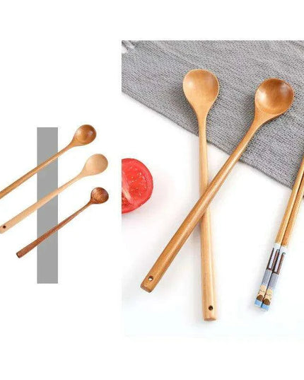 Chic Wooden Cooking and Serving Spoons Collection - Must-Have Kitchen Essentials