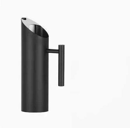 Stylish Stainless Steel Beverage Pitcher with Ice Guard and Divided Wine Insert - High Quality and Fast Shipping