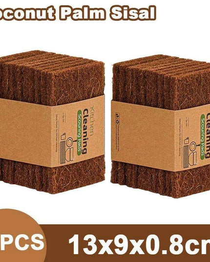 Sustainable Sisal Microfiber Kitchen Cleaning Sponges - Available in Sets of 5, 10, or 20