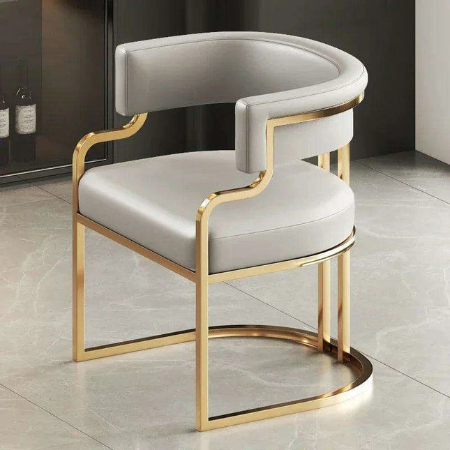 Contemporary Armrest Dining Chairs
