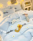 Blue / 1.2m Bed(3pcs) / Fitted Bed Sheet