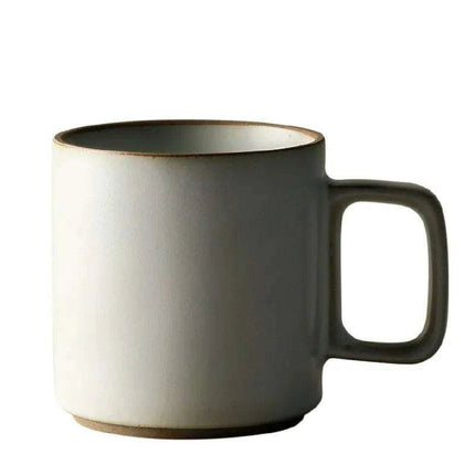 Artisan Vintage Clay Stoneware Coffee Mug - A Touch of Rustic Charm for Your Home