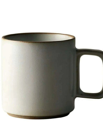 Artisan Vintage Clay Stoneware Coffee Mug - A Touch of Rustic Charm for Your Home