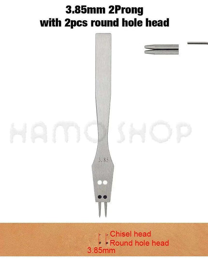 Premium Interchangeable Round Chisel Tool Set for Leather Crafting