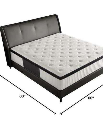 14-Inch King Hybrid Memory Foam Mattress with Pocketed Springs for Luxurious Sleep