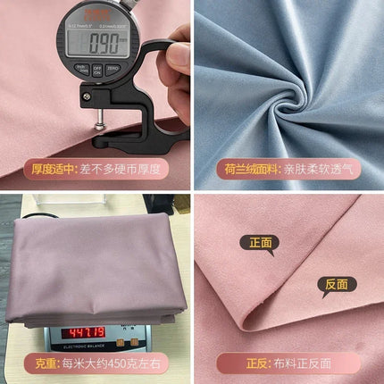 Thickened Polyester Velvet Fabric — 150cm Wide, 450g/m²