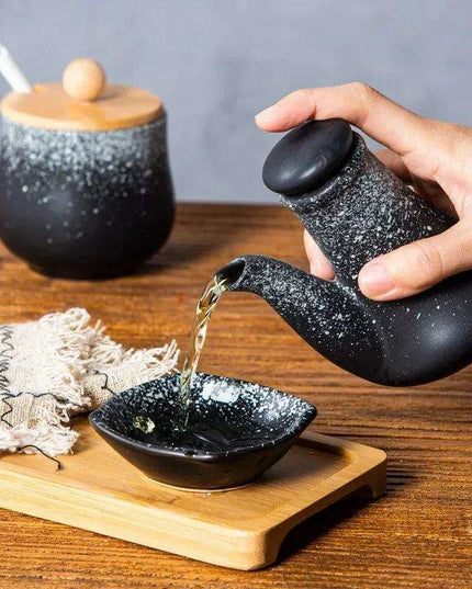 Exquisite Japanese Ceramic Spice Collection for Culinary Excellence