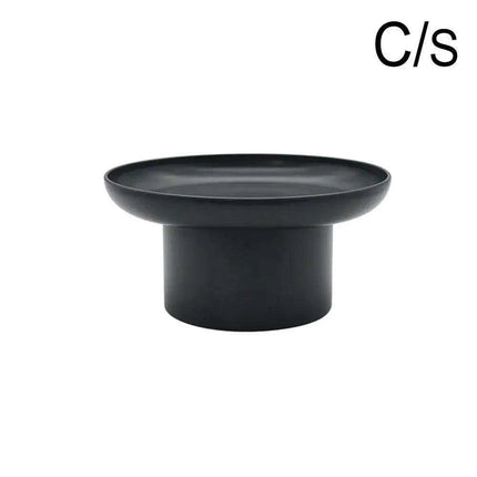 Nordic Elegance Round ABS Tray for Desserts and Home Styling