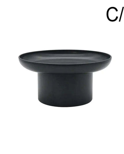 Nordic Elegance Round ABS Tray for Desserts and Home Styling
