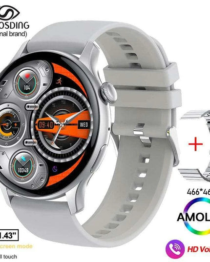 Chic Women's Bluetooth Smartwatch with Customizable AMOLED Screen and NFC Functionality