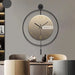 Quartz Pendulum 3D Wall Clock for Stylish Living Room Makeover