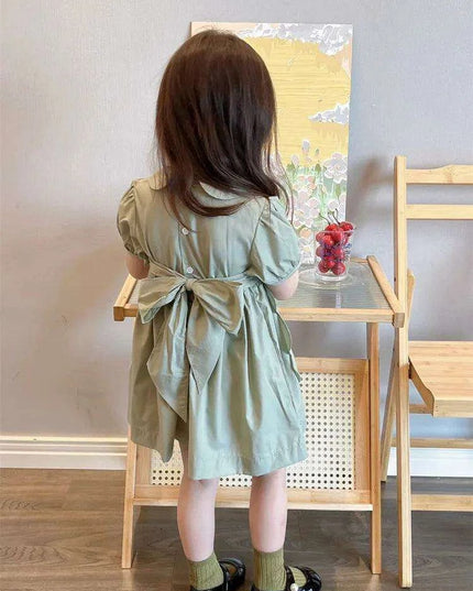 Elegant Spanish Lolita Toddler Dress - Ideal for Birthdays and Eid Celebrations