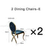 Exquisite Italian-Inspired White Marble Dining Set with Sleek Stainless Steel Chairs - Limited Edition