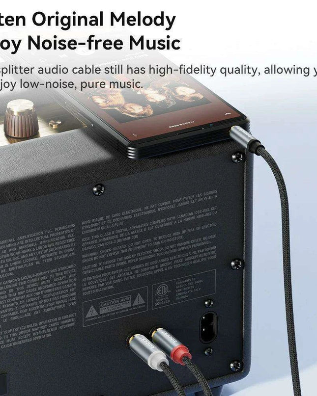 Superior RCA Audio Splitter Cable: Enhance Your Sound Quality with Effortless 3.5mm Connectivity