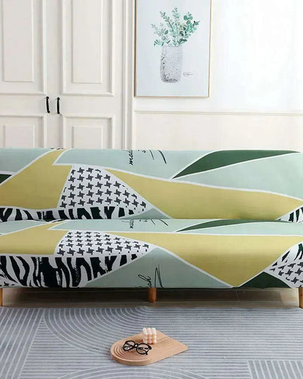 Svetanya Stylish Geometric Stretch Sofa Slipcover for Armrest-Free Chairs