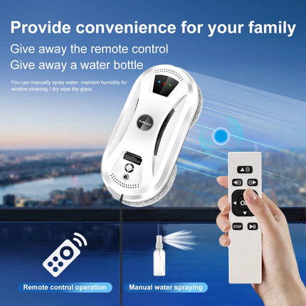 Ultra-Thin Robotic Window Cleaner with Remote Control | Très Elite