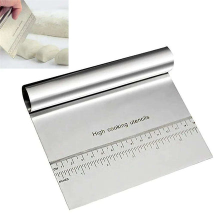 Premium Stainless Steel Baking Essentials Kit with Integrated Scale and Precision Cutter