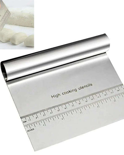 Premium Stainless Steel Baking Essentials Kit with Integrated Scale and Precision Cutter