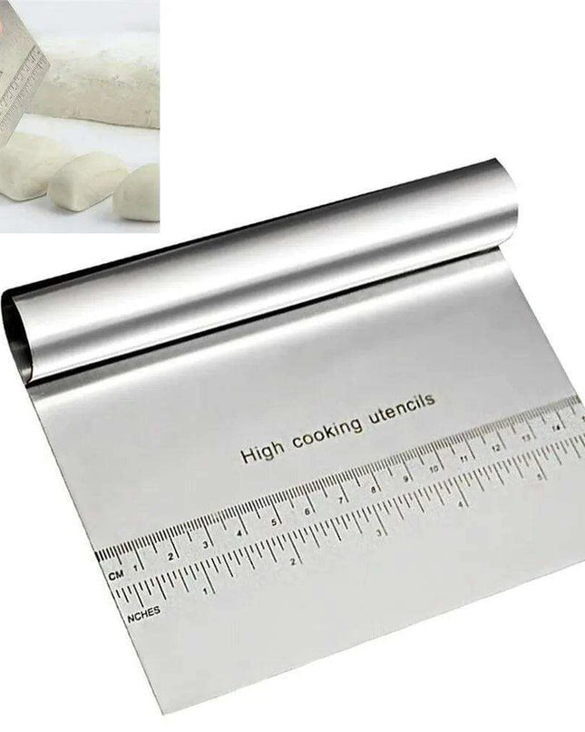 Premium Stainless Steel Baking Essentials Kit with Integrated Scale and Precision Cutter