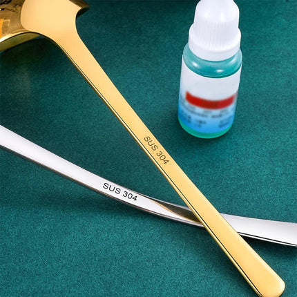 Stainless Steel Chef's Ladle with Long Handle - Ideal for Soup Serving and Cooking