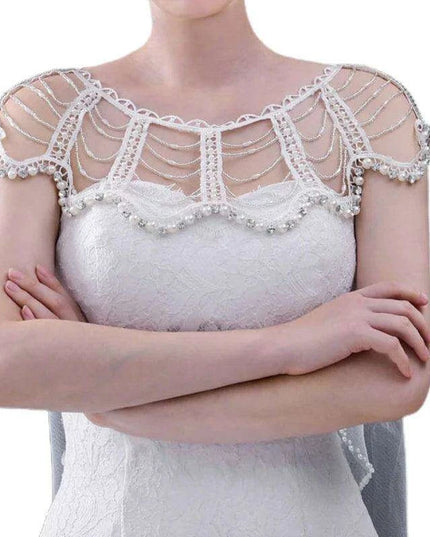 Pearl Elegance Choker and Body Chain Set