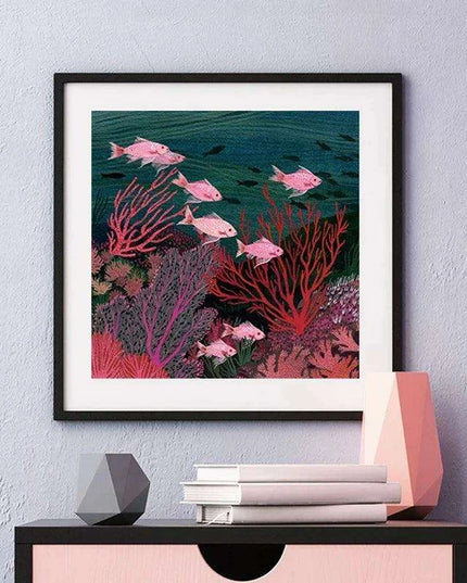 Tranquil Ocean Bliss - Watercolor Coastal Wall Art Decor