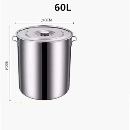 Versatile Stainless Steel Cooking Pot Set with Handle for Easy Transport
