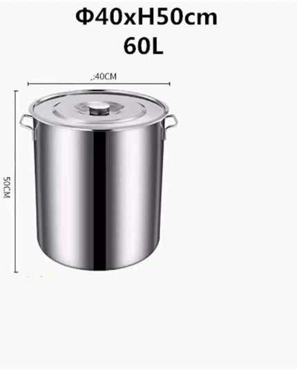 Versatile Stainless Steel Cooking Pot Set with Handle for Easy Transport