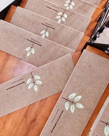 Stylish and Secure Plush Stair Mat Collection with Elegant Patterns