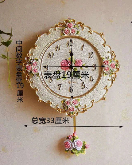 Elegant Minimalist Resin Wall Clock - Enhance Your Home with European Style