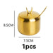 Sleek Stainless Steel Spice Organizer Set for a Contemporary Kitchen