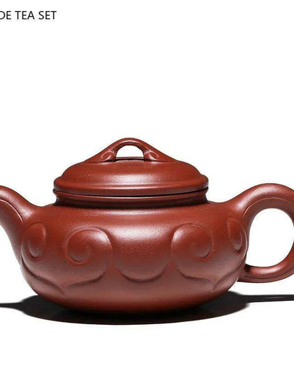 Artisan 180ml Yixing Purple Clay Teapot with Integrated Filter – Luxurious Zisha Infuser for Exceptional Tea Experiences
