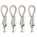 4PCS Cotton Loop Tea Towel Clips Cloth Hanger Set for Kitchen Towel Organization