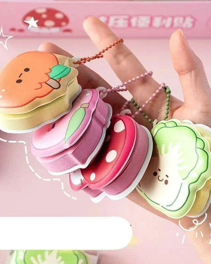 Whimsical Mini Notebook Set with Fun Sticky Tabs & Cute Note Adhesives