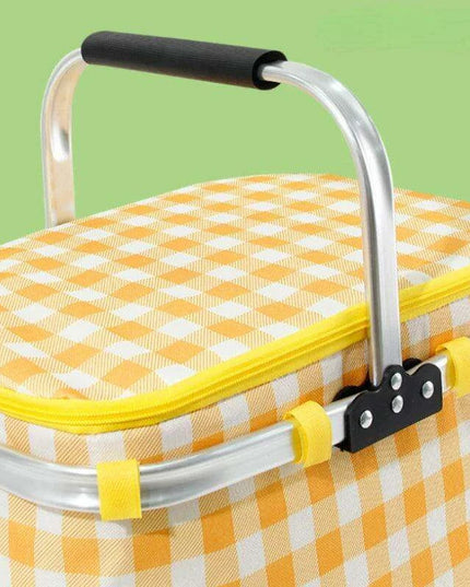 Stylish Outdoor Companion: Versatile Waterproof Picnic Handbag with Easy-Clean Features