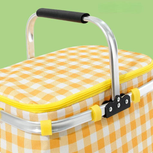 Stylish Outdoor Companion: Versatile Waterproof Picnic Handbag with Easy-Clean Features