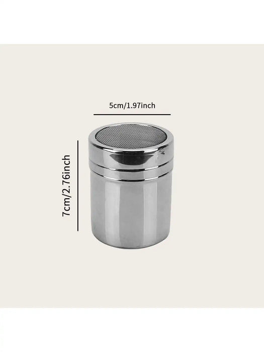Elegant Stainless Steel Powder Dispenser for Culinary Enthusiasts
